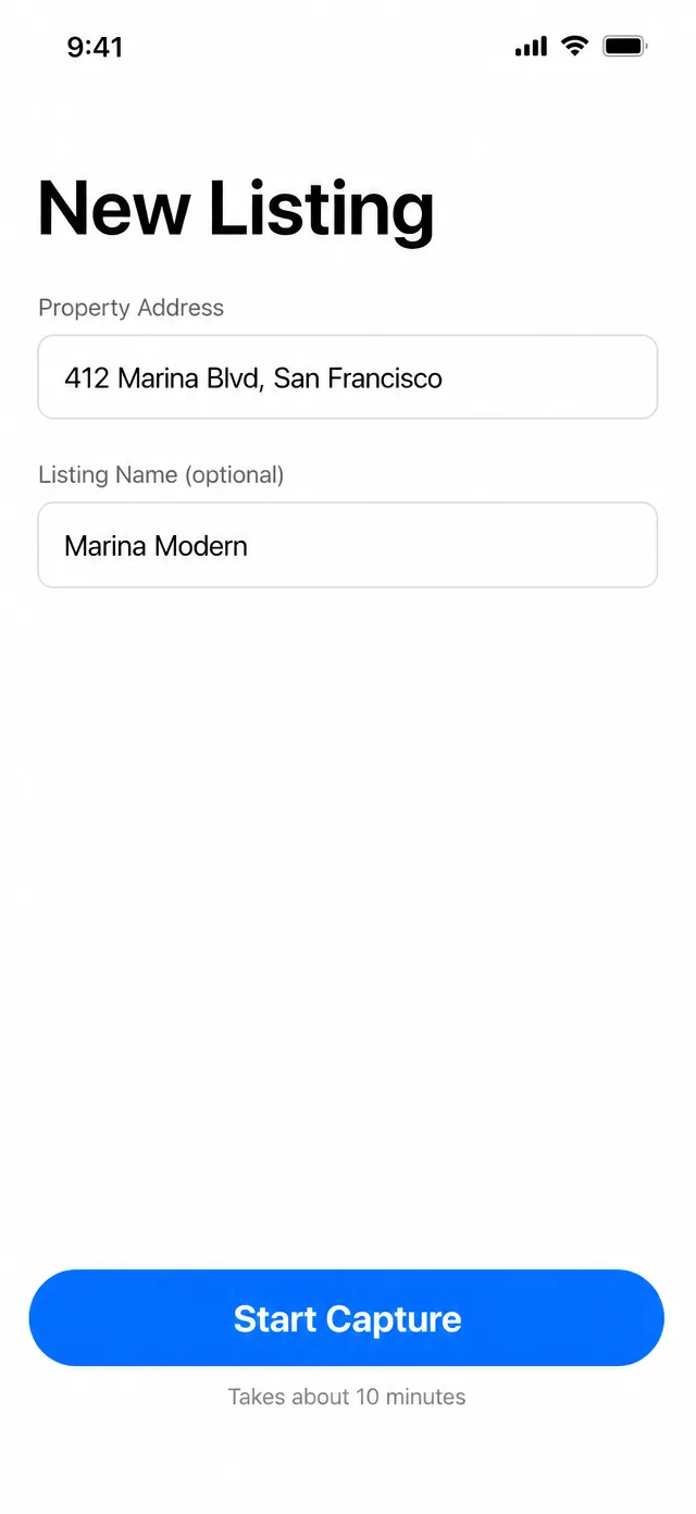 Create Listing